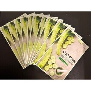 10 Pack Miracle 24 Facial Mask With Whole Cucumber